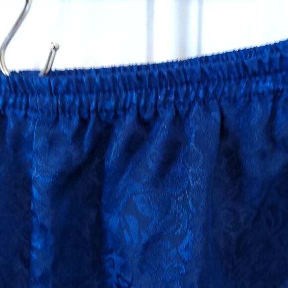 Sopre'navy blue sleeveless button front pajama shorts set - Picture 9 of 13